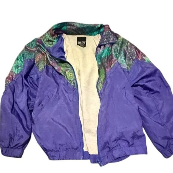 Rare 90s vintage colorblock windbreaker by Basic Gear™ - Picture 2 of 7